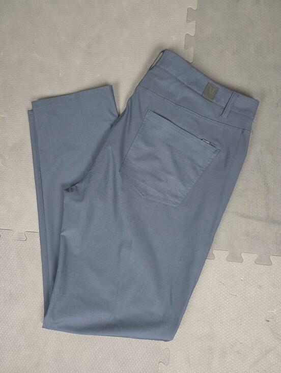 Vuori Other - Vuori Meta Pant Mens 38 x 32 Blue Athletic Slim Fit Performance Golf Pants V430